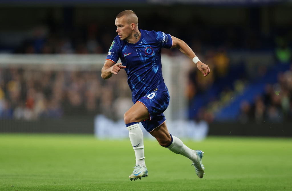 Mykhailo Mudryk in action for Chelsea
